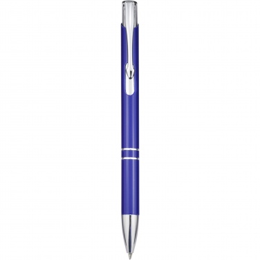 Logo trade promotional merchandise image of: Moneta aluminium click ballpoint pen