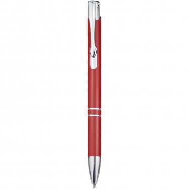 Logo trade promotional products picture of: Moneta aluminium click ballpoint pen