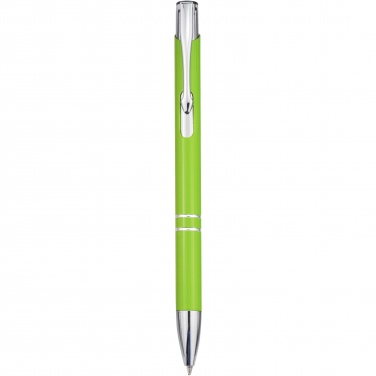 Logo trade advertising products image of: Moneta aluminium click ballpoint pen