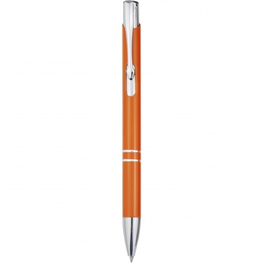 Logo trade advertising products picture of: Moneta aluminium click ballpoint pen