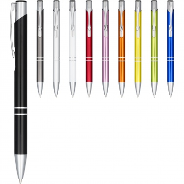 Logotrade corporate gifts photo of: Moneta anodized aluminium click ballpoint pen