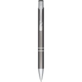 Moneta anodized aluminium click ballpoint pen, Grey