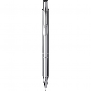 Logo trade promotional giveaways picture of: Moneta anodized aluminium click ballpoint pen