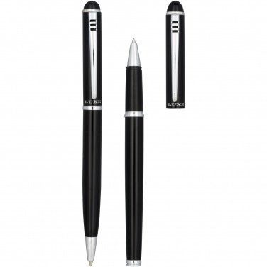 Logo trade promotional gifts picture of: Andante duo pen gift set