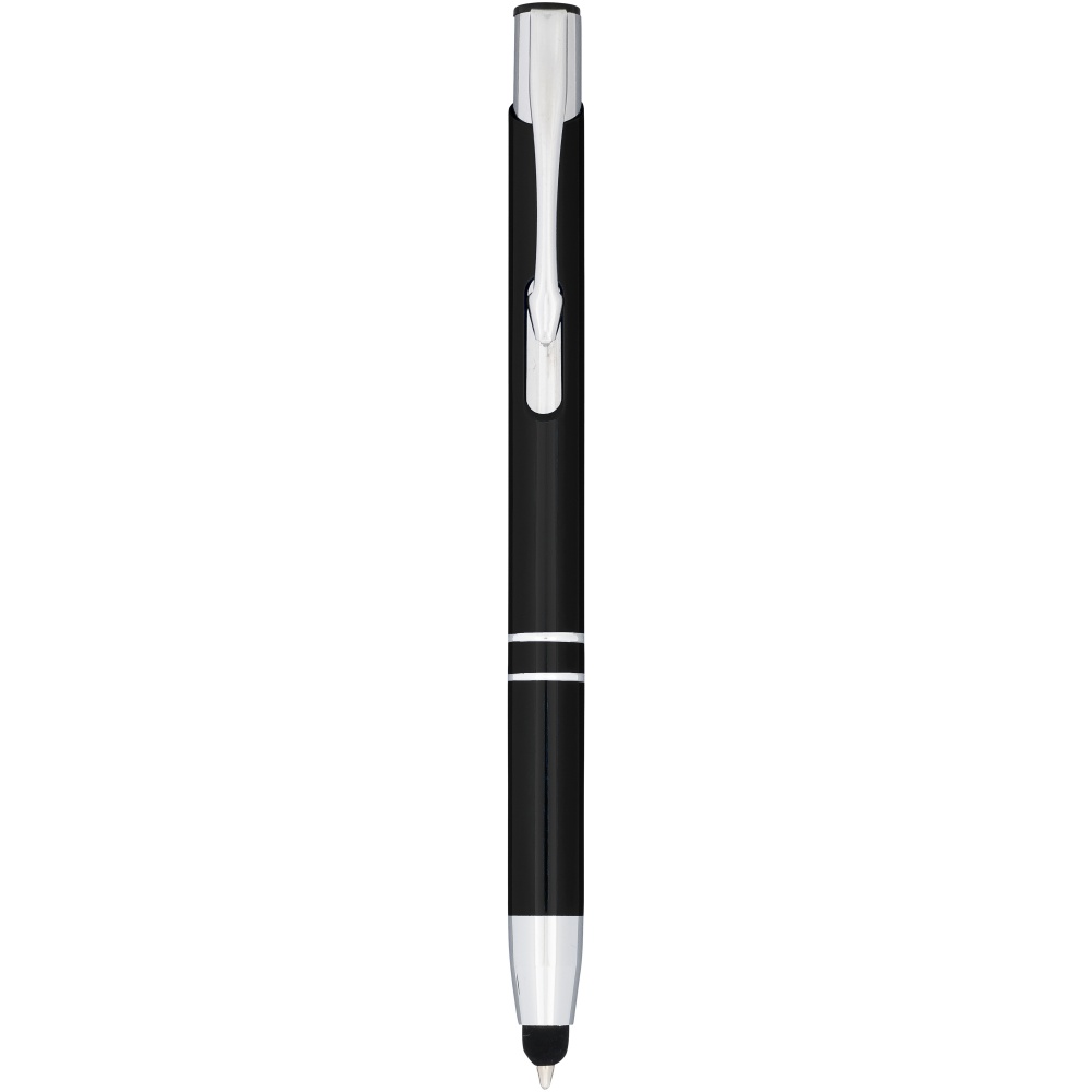 Logotrade advertising products photo of: Moneta anodized aluminium click stylus ballpoint pen