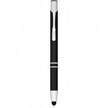 Logo trade corporate gifts image of: Moneta anodized aluminium click stylus ballpoint pen