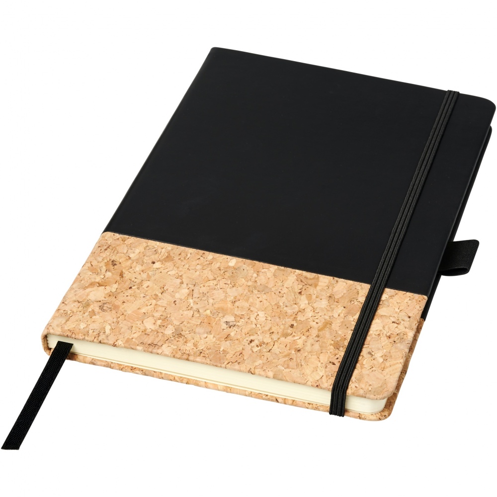 Logo trade promotional products image of: Evora A5 cork thermo PU notebook