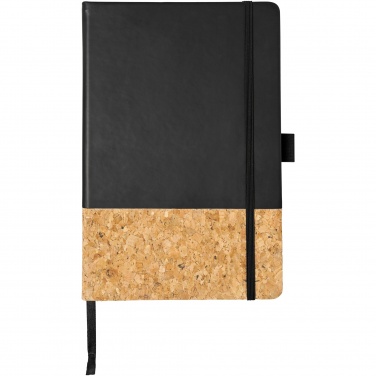 Logo trade promotional products image of: Evora A5 cork thermo PU notebook