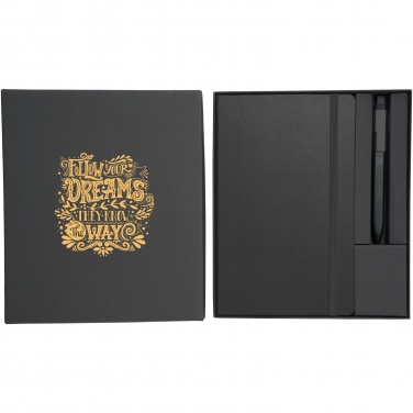 Logo trade promotional products image of: Moleskine notebook and pen gift set