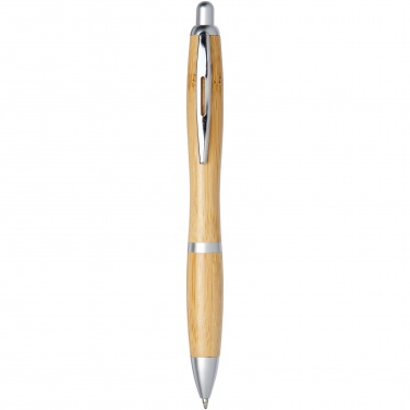 Logo trade promotional item photo of: Nash bamboo ballpoint pen