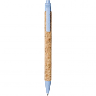 Logotrade promotional giveaway image of: Midar cork and wheat straw ballpoint pen