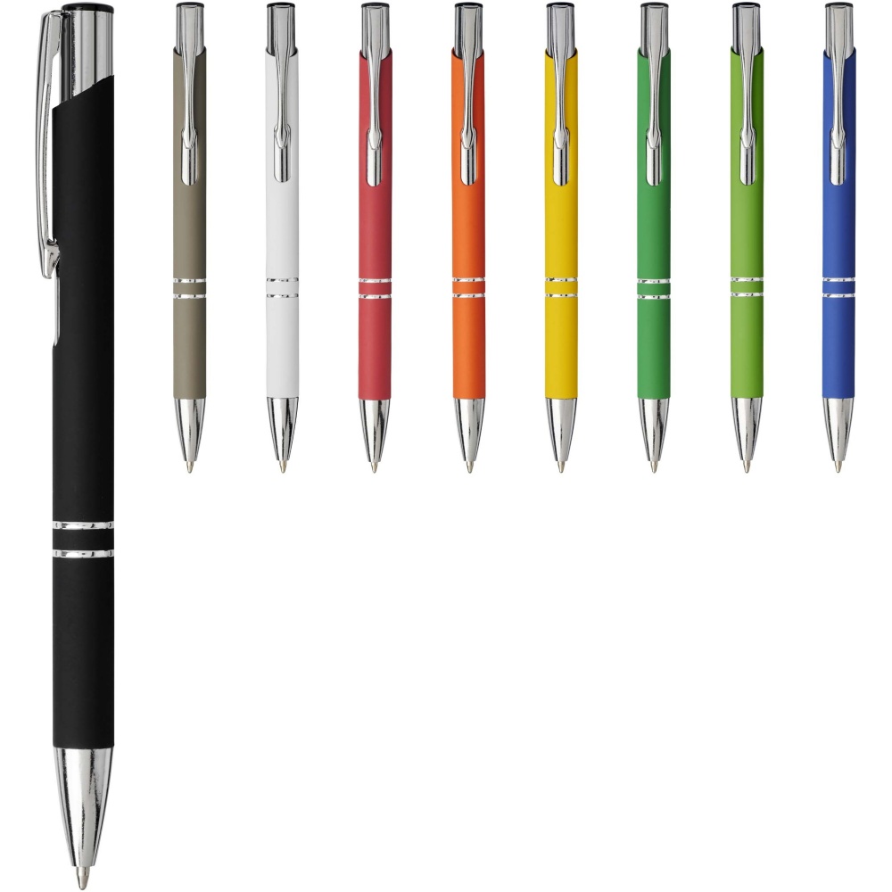 Logotrade business gift image of: Moneta soft touch ballpoint pen