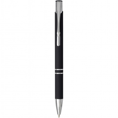 Logo trade corporate gifts picture of: Moneta soft touch ballpoint pen