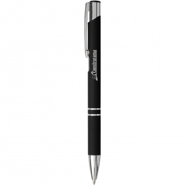 Logo trade promotional gift photo of: Moneta soft touch ballpoint pen