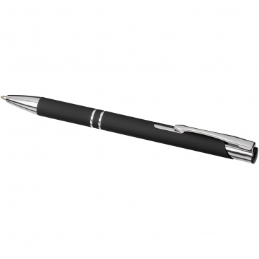 Logo trade promotional products picture of: Moneta soft touch ballpoint pen