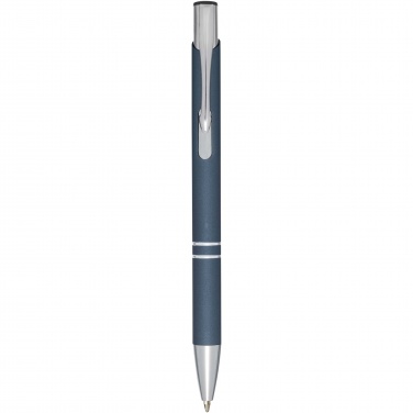 Logo trade promotional giveaways image of: Moneta soft touch ballpoint pen