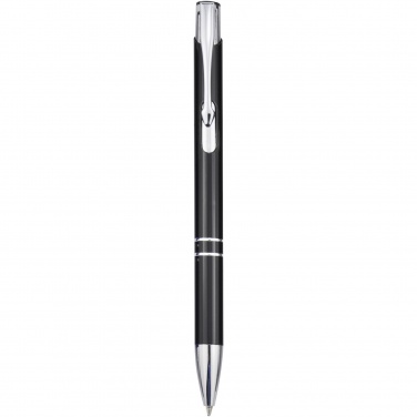 Logo trade advertising products image of: Moneta aluminium click ballpoint pen