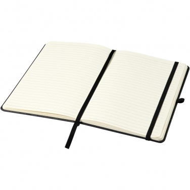 Logo trade promotional items picture of: Atlana leather pieces notebook