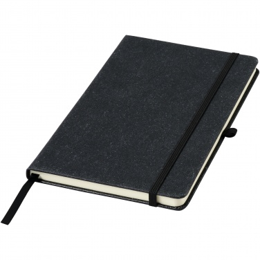 Logo trade advertising products picture of: Atlana leather pieces notebook