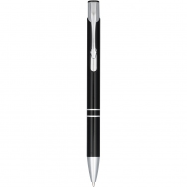 Logo trade advertising product photo of: Moneta anodized aluminium click ballpoint pen