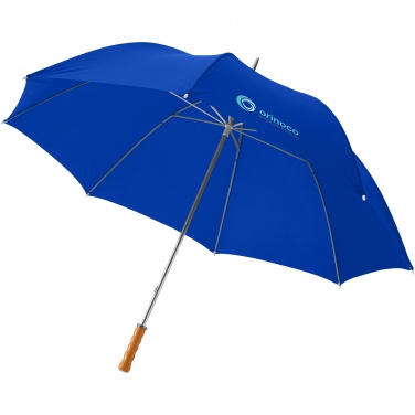 Logo trade promotional gifts picture of: Karl 30" golf umbrella with wooden handle