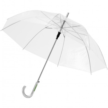 Logo trade promotional product photo of: Kate 23" transparent auto open umbrella