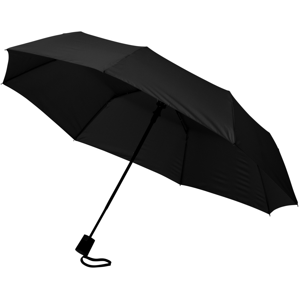 Logo trade promotional items image of: Wali 21" foldable auto open umbrella