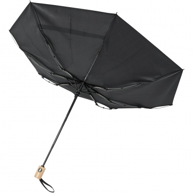 Logo trade corporate gifts image of: Bo 21" foldable auto open/close recycled PET umbrella