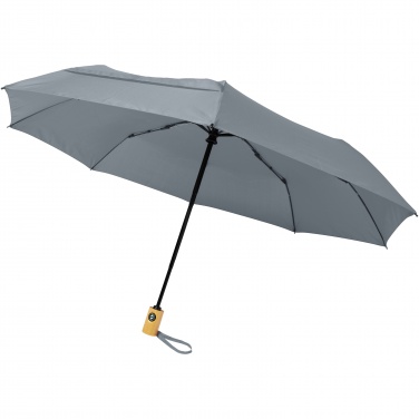 Logo trade promotional gifts picture of: Bo 21" foldable auto open/close recycled PET umbrella