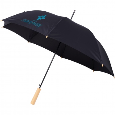 Logo trade promotional merchandise image of: Alina 23" auto open recycled PET umbrella