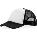 Trucker 5 panel cap, Solid black / White