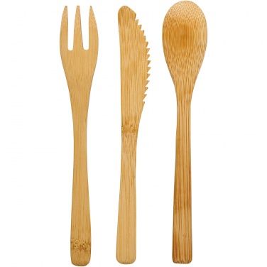 Logo trade promotional product photo of: Celuk bamboo cutlery set