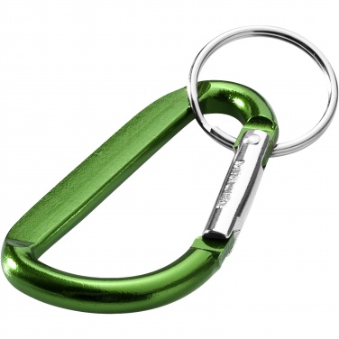 Logo trade business gifts image of: Timor carabiner keychain