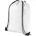 Evergreen non-woven drawstring bag 5L, White