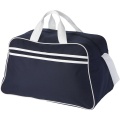 San Jose 2-stripe sports duffel bag 30L, Navy / White