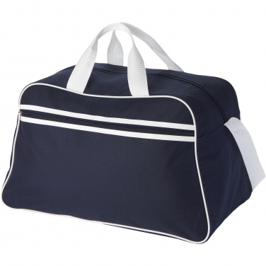 Logo trade promotional products picture of: San Jose 2-stripe sports duffel bag 30L