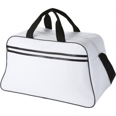 Logotrade promotional item picture of: San Jose 2-stripe sports duffel bag 30L