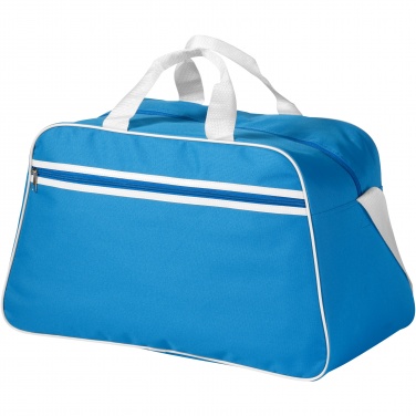 Logo trade advertising products image of: San Jose 2-stripe sports duffel bag 30L