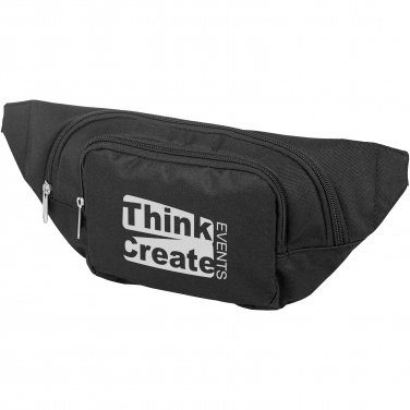 Logo trade promotional giveaways picture of: Santander fanny pack with two compartments