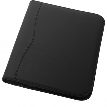 Logo trade advertising product photo of: Ebony A4 zippered portfolio