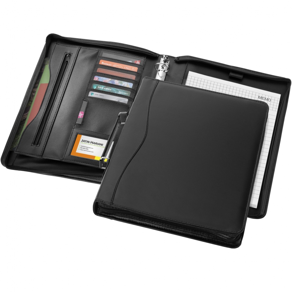 Logo trade promotional giveaway photo of: Ebony A4 briefcase portfolio