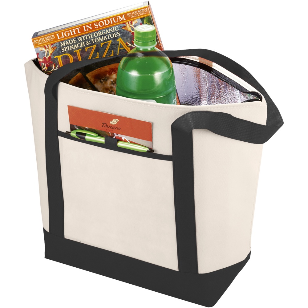 Logo trade promotional merchandise image of: Lighthouse non-woven cooler tote 21L