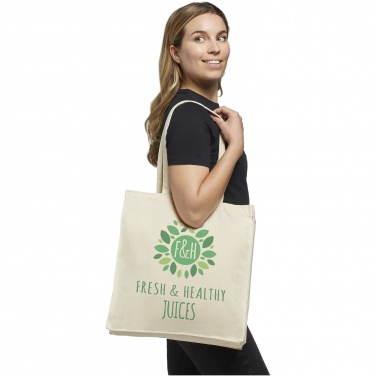 Logo trade promotional giveaway photo of: Odessa 220 g/m² cotton tote bag 13L