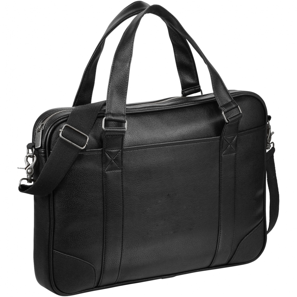 Logo trade corporate gifts image of: Oxford 15.6" slim laptop briefcase 5L