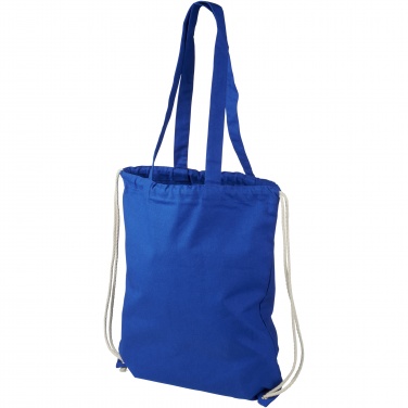 Logo trade advertising products picture of: Eliza 240 g/m² cotton drawstring bag 6L