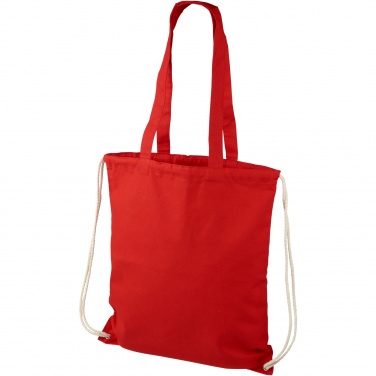 Logo trade promotional giveaway photo of: Eliza 240 g/m² cotton drawstring bag 6L