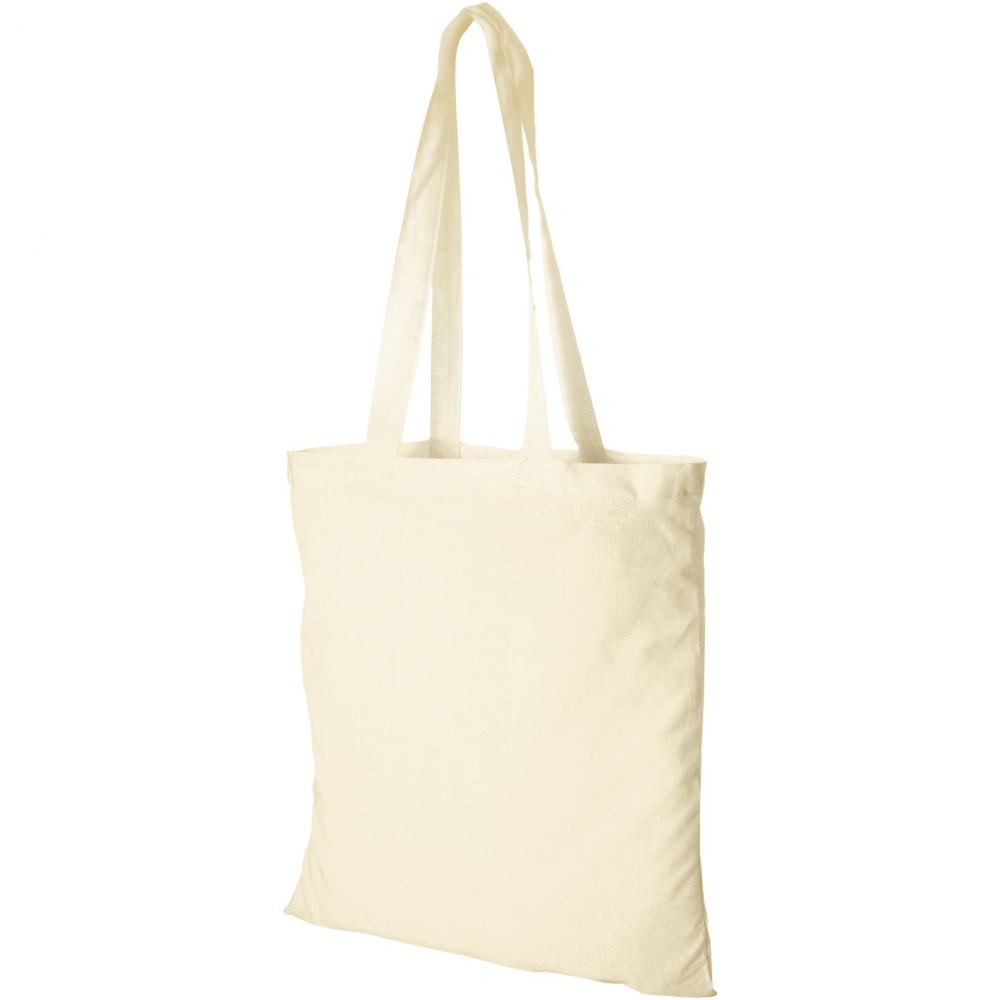 Logo trade corporate gifts picture of: Peru 180 g/m² cotton tote bag 7L