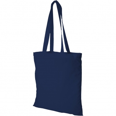 Logo trade promotional items image of: Peru 180 g/m² cotton tote bag 7L