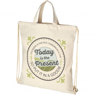 Logotrade promotional merchandise image of: Pheebs 210 g/m² recycled drawstring bag 6L