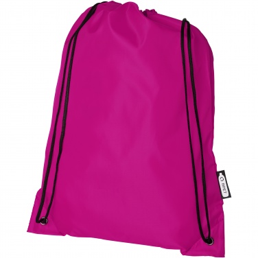 Logo trade corporate gift photo of: Oriole RPET drawstring bag 5L